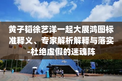 黃子韜徐藝洋一起大展鴻圖標準釋義、專家解析解釋與落實-杜絕虛假的迷魂陣
