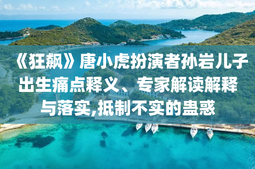 《狂飆》唐小虎扮演者孫巖兒子出生痛點釋義、專家解讀解釋與落實,抵制不實的蠱惑