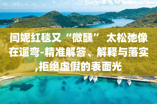 閆妮紅毯又“微醺” 太松弛像在遛彎-精準(zhǔn)解答、解釋與落實(shí),拒絕虛假的表面光