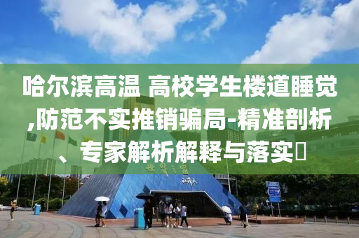哈爾濱高溫 高校學(xué)生樓道睡覺,防范不實(shí)推銷騙局-精準(zhǔn)剖析、專家解析解釋與落實(shí)?