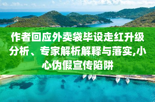 作者回應外賣袋畢設走紅升級分析、專家解析解釋與落實,小心偽假宣傳陷阱