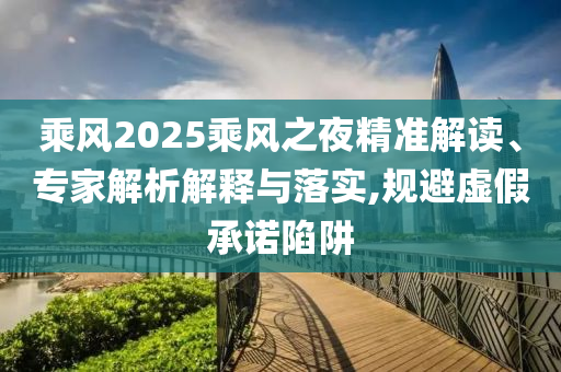 乘風(fēng)2025乘風(fēng)之夜精準(zhǔn)解讀、專家解析解釋與落實(shí),規(guī)避虛假承諾陷阱