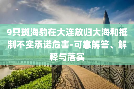 9只斑海豹在大連放歸大海和抵制不實(shí)承諾危害-可靠解答、解釋與落實(shí)