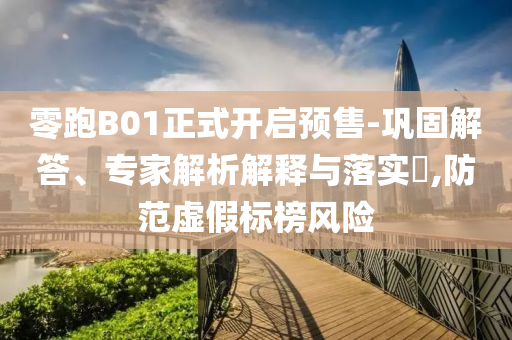 零跑B01正式開啟預(yù)售-鞏固解答、專家解析解釋與落實(shí)?,防范虛假標(biāo)榜風(fēng)險