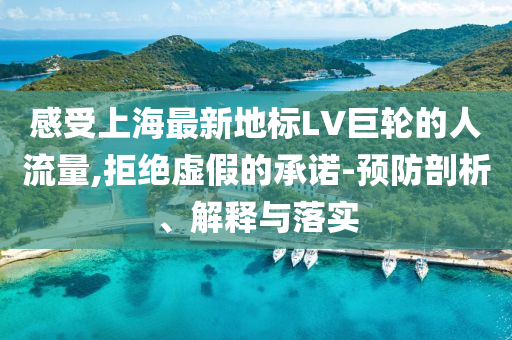 感受上海最新地標(biāo)LV巨輪的人流量,拒絕虛假的承諾-預(yù)防剖析、解釋與落實