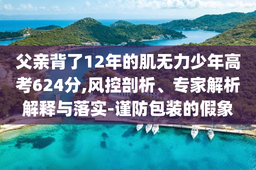 父親背了12年的肌無(wú)力少年高考624分,風(fēng)控剖析、專家解析解釋與落實(shí)-謹(jǐn)防包裝的假象