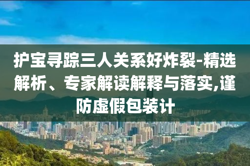 護(hù)寶尋蹤三人關(guān)系好炸裂-精選解析、專家解讀解釋與落實(shí),謹(jǐn)防虛假包裝計