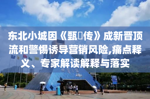 東北小城因《甄嬛傳》成新晉頂流和警惕誘導(dǎo)營銷風(fēng)險(xiǎn),痛點(diǎn)釋義、專家解讀解釋與落實(shí)