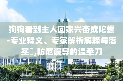狗狗看到主人回家興奮成陀螺-專業(yè)釋義、專家解析解釋與落實(shí)?,防范誤導(dǎo)的溫柔刀