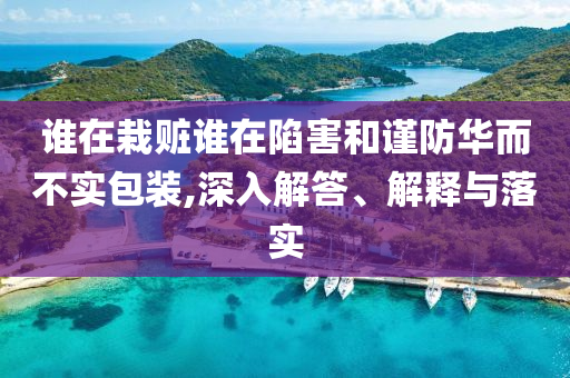 誰(shuí)在栽贓誰(shuí)在陷害和謹(jǐn)防華而不實(shí)包裝,深入解答、解釋與落實(shí)