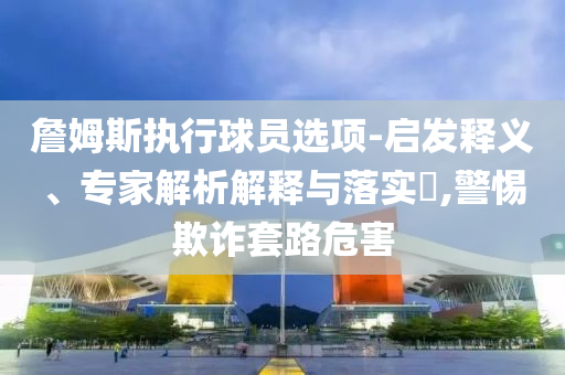 詹姆斯執(zhí)行球員選項-啟發(fā)釋義、專家解析解釋與落實?,警惕欺詐套路危害