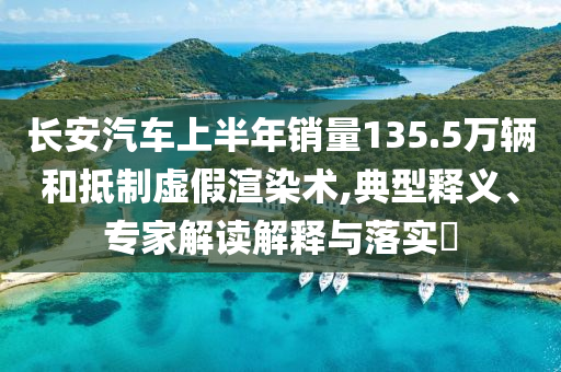 長安汽車上半年銷量135.5萬輛和抵制虛假渲染術(shù),典型釋義、專家解讀解釋與落實(shí)?