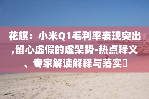 花旗：小米Q1毛利率表現(xiàn)突出,留心虛假的虛架勢(shì)-熱點(diǎn)釋義、專(zhuān)家解讀解釋與落實(shí)?