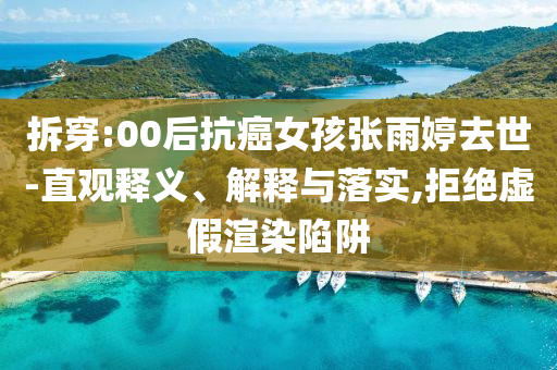 拆穿:00后抗癌女孩張雨婷去世-直觀釋義、解釋與落實,拒絕虛假渲染陷阱
