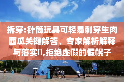 拆穿:針筒玩具可輕易刺穿生肉西瓜關(guān)鍵解答、專家解析解釋與落實?,拒絕虛假的假幌子