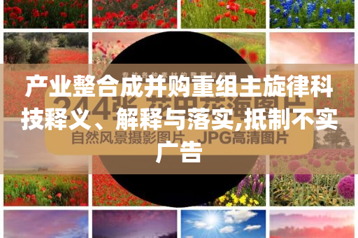 產(chǎn)業(yè)整合成并購重組主旋律科技釋義、解釋與落實(shí),抵制不實(shí)廣告