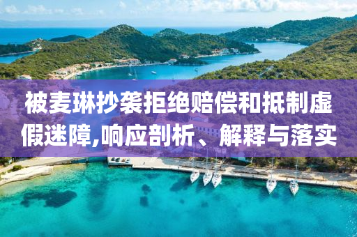 被麥琳抄襲拒絕賠償和抵制虛假迷障,響應(yīng)剖析、解釋與落實