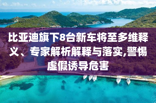 比亞迪旗下8臺(tái)新車(chē)將至多維釋義、專家解析解釋與落實(shí),警惕虛假誘導(dǎo)危害