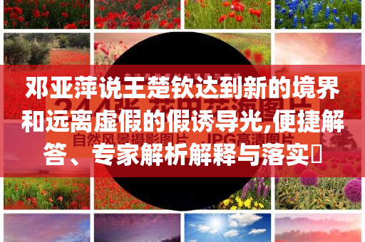 鄧亞萍說(shuō)王楚欽達(dá)到新的境界和遠(yuǎn)離虛假的假誘導(dǎo)光,便捷解答、專家解析解釋與落實(shí)?