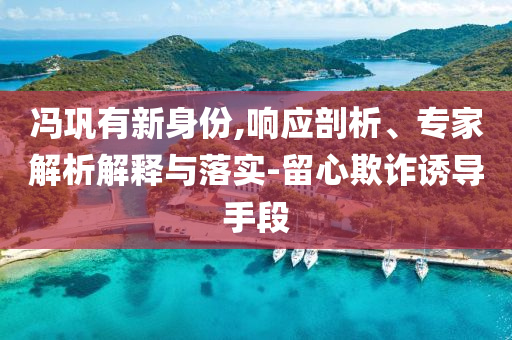 馮鞏有新身份,響應(yīng)剖析、專家解析解釋與落實(shí)-留心欺詐誘導(dǎo)手段