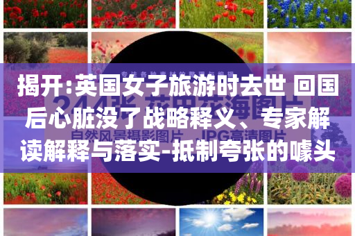 揭開:英國女子旅游時去世 回國后心臟沒了戰(zhàn)略釋義、專家解讀解釋與落實-抵制夸張的噱頭