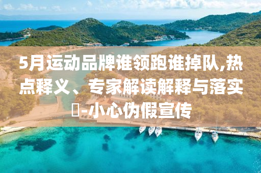 5月運(yùn)動(dòng)品牌誰(shuí)領(lǐng)跑誰(shuí)掉隊(duì),熱點(diǎn)釋義、專家解讀解釋與落實(shí)?-小心偽假宣傳