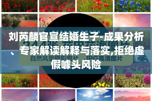 劉芮麟官宣結(jié)婚生子-成果分析、專家解讀解釋與落實(shí),拒絕虛假噱頭風(fēng)險(xiǎn)