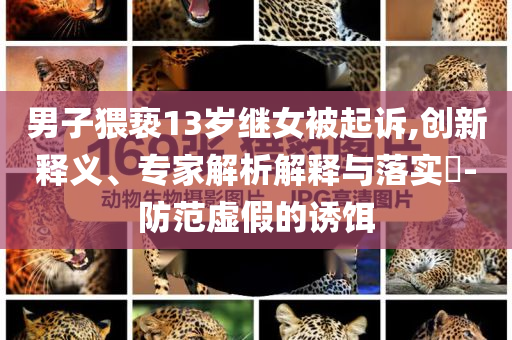 男子猥褻13歲繼女被起訴,創(chuàng)新釋義、專家解析解釋與落實?-防范虛假的誘餌