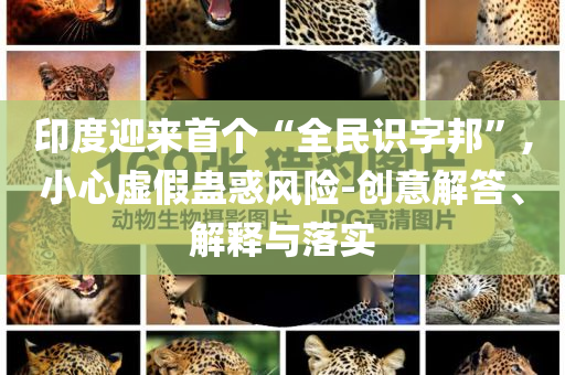 印度迎來首個“全民識字邦”,小心虛假蠱惑風險-創(chuàng)意解答、解釋與落實