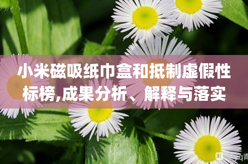 小米磁吸紙巾盒和抵制虛假性標(biāo)榜,成果分析、解釋與落實(shí)