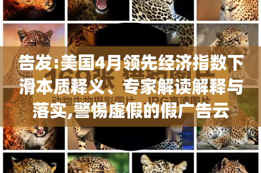 告發(fā):美國4月領(lǐng)先經(jīng)濟指數(shù)下滑本質(zhì)釋義、專家解讀解釋與落實,警惕虛假的假廣告云