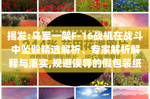 揭發(fā):烏軍一架F-16戰(zhàn)機(jī)在戰(zhàn)斗中墜毀精選解析、專家解析解釋與落實(shí),規(guī)避誤導(dǎo)的假包裝紙