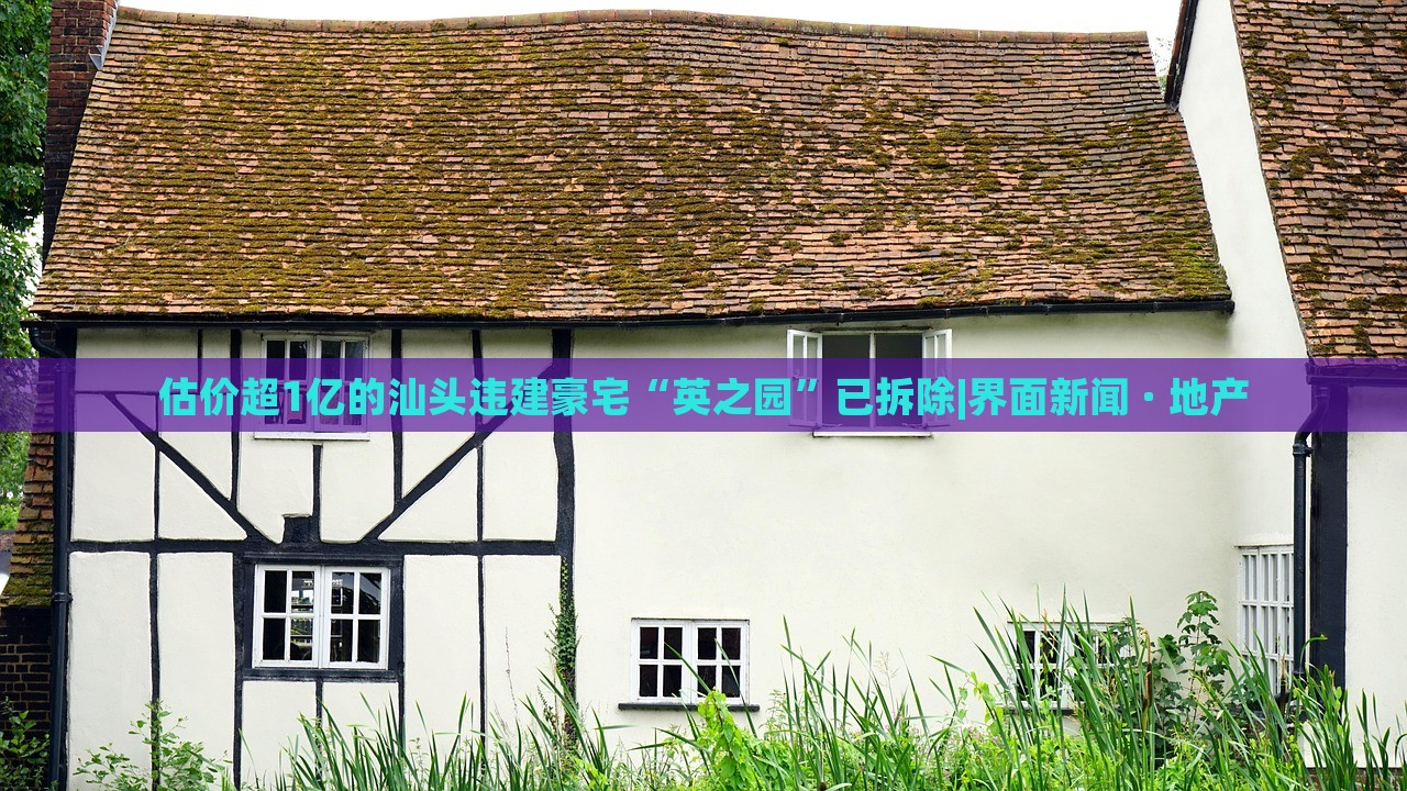 估價超1億的汕頭違建豪宅“英之園”已拆除|界面新聞 · 地產(chǎn)